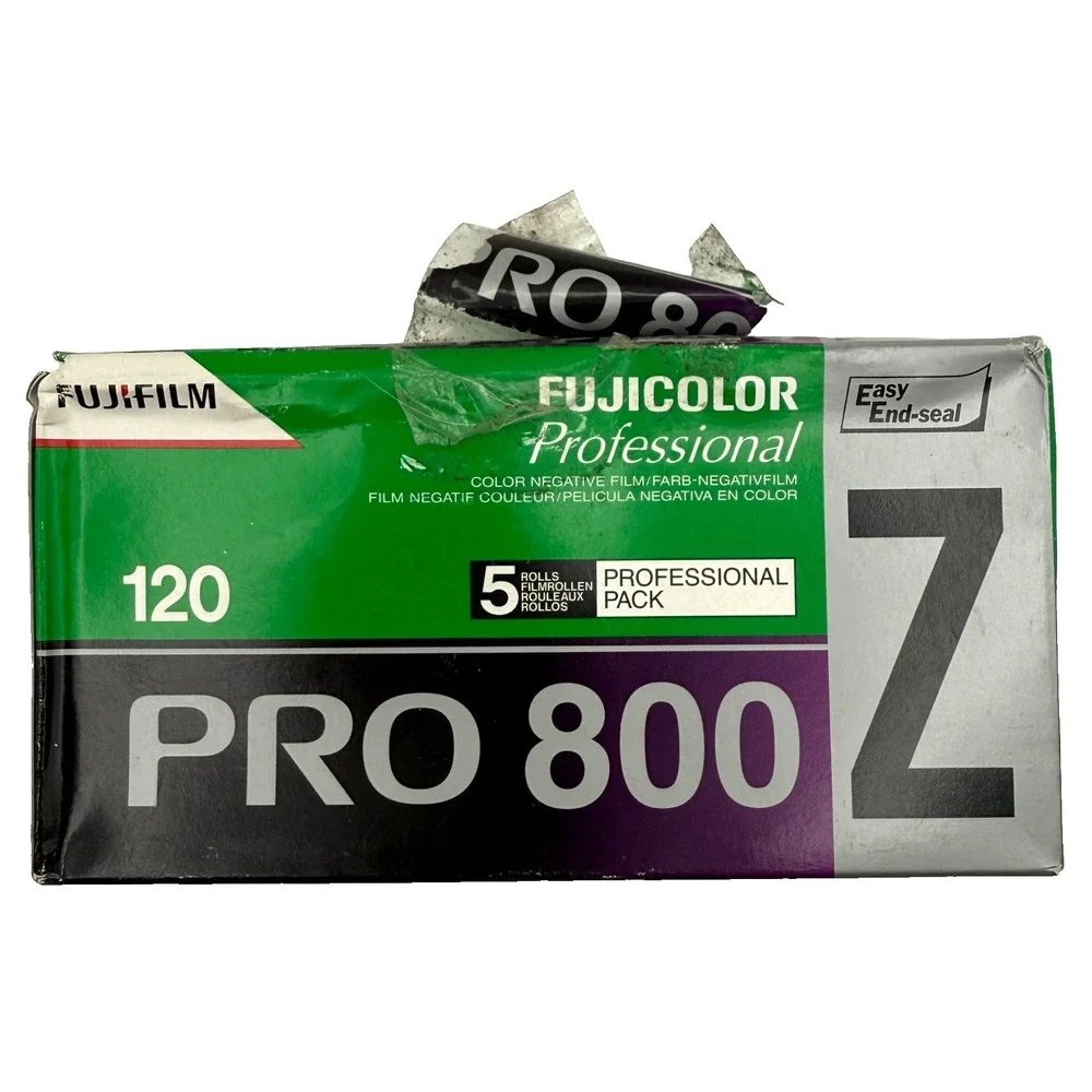 Fujifilm Fujicolor Pro 800Z 120 Color Negative Film 5 Roll Pack EXP 03/2012 READ